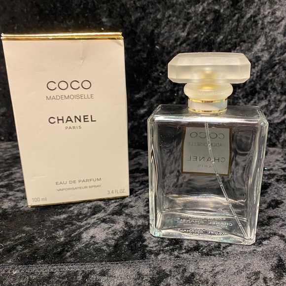 Authentic Chanel Coco Mademoiselle - Empty Bottle & Box - 3.4 fl oz (100 ml). - Picture 8 of 14